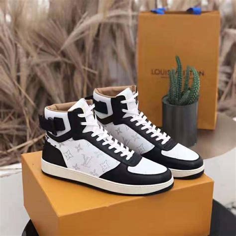 louis vuitton rivoli high sneaker|lv trainer sneaker boot.